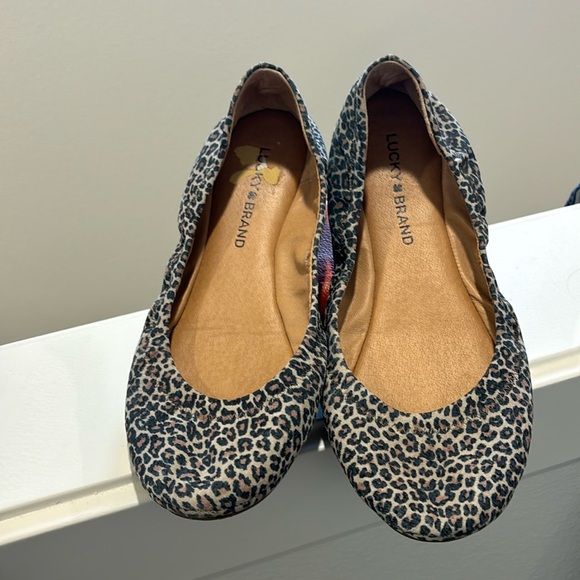 Lucky Brand Shoes - Lucky Brand Animal Print Flats
